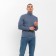 Turtleneck Men's Minaku: Basic Line Man Color Gray-Great Melange, Size 54