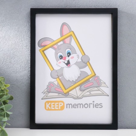 Photo frame plastic L-3 21x30 cm black (plastic screen)-5