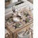 A set of napkins for setting the table "Bouquet of lilacs", rectangular, rounded edges, size 30x46 cm, 4 pcs