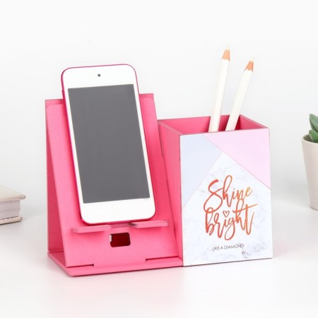 Organizer for the office with a stand for the phone "Shine Bright"-1