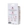 Anal vibration trough Glam, silicone, red color, size 9.7 cm, d = 4 cm
