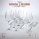 A set of glasses for the wine Columba Optic, glass, 500 ml, 6 pcs