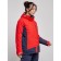 Ski jacket female winter, size 56, red color