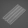 Protective overlays for the body of the car, 15 × 1.5 cm, transparent, set 4 pcs