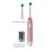 Electric toothbrush Pioneer TB-1021, children's, 1 interchangeable nozzle, pink color with white 94105