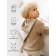 Sweater Children's Knitted Amarobaby Brush, height 74 cm, beige color
