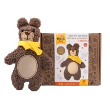 Set for creativity. Soft toy of fur 