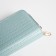 Women's wallet on lightning, mint color