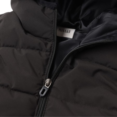 Children's ’width minku, black color, height 104 cm-7