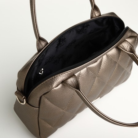 Women's bag with lightning, bronze color-6