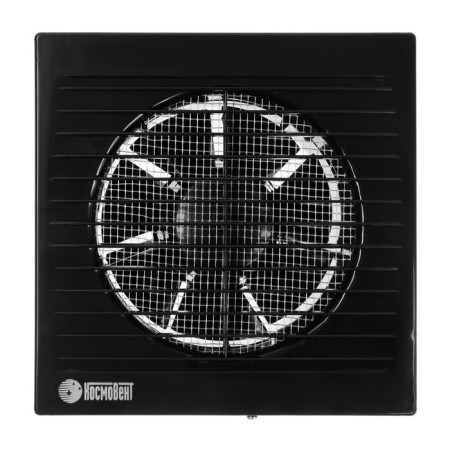 Exhaust fan "Cosmetic" B125, D = 125 mm, 12 W, 40 dB, 188 m³/h, without turning off, black-1