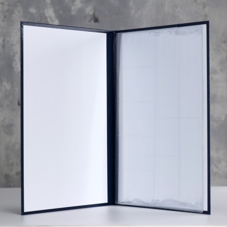 Address folder "Family" Bumvinyl, blue-1