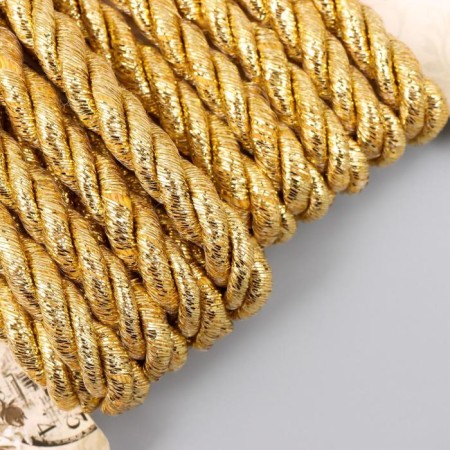 Braid decorative cord "gold" winding 2 m width 0.6 cm-1