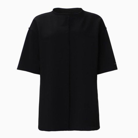 Women's T-shirt MIST BASE, L-XL size, black color-1