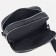 Male clutch, textura, artificial leather, black color