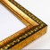 Photo frame plastic 21x30 cm gold (996)