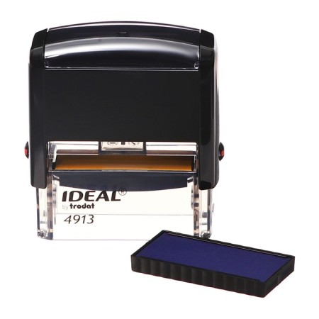 Equipment for stamp automatic Trodat Ideal 4913, 58 x 22 mm, black case-4