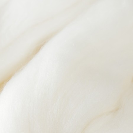 Fasting wool 100% thin wool 50g (01 white)-2