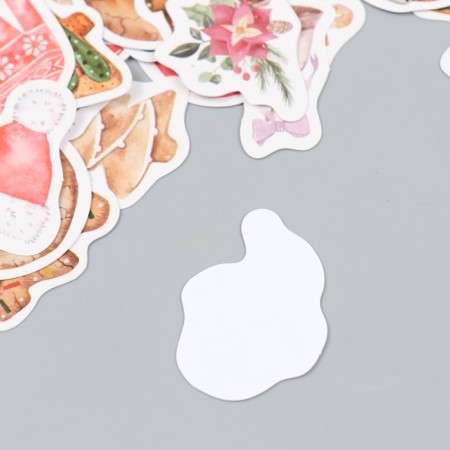 Stickers for creativity "New Year's baking" set 46 pcs 4.4x4.4x1.1 cm-2