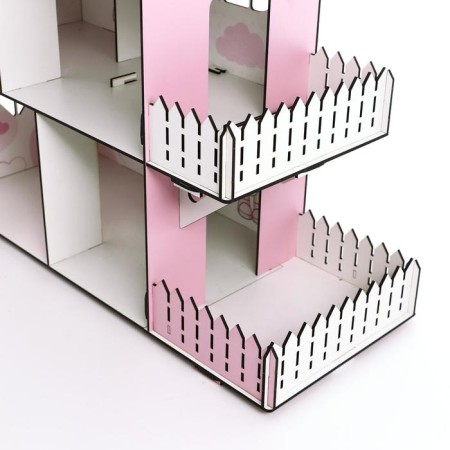 Puppet house without furniture "Doll Style"-3
