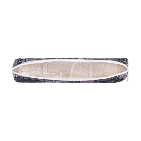 Пенал школьный «Джинс», на молнии, перламутр, МИКС-6
