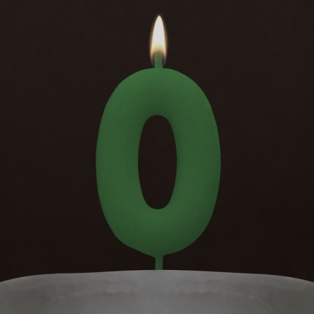 Свеча для торта, цифра «0» , светится в темноте, 4 х 10 см.-6