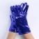 Carnival accessory- gloves, blue metallic color, artificial leather