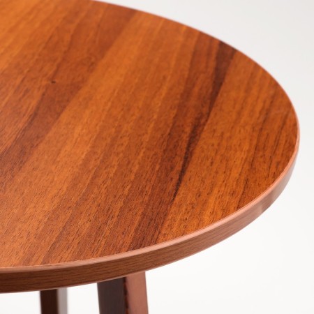 Coffee table "Bruges", d = 45 cm, height 47 cm, color of tavolato nuts-1