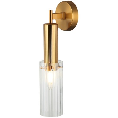 Wall lamp Wunder 1xe14 40W, size 13x8x37.5 cm, bronze color