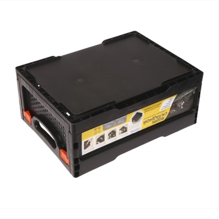 Folding box, plastic, 40 × 30 × 17 cm, black-3