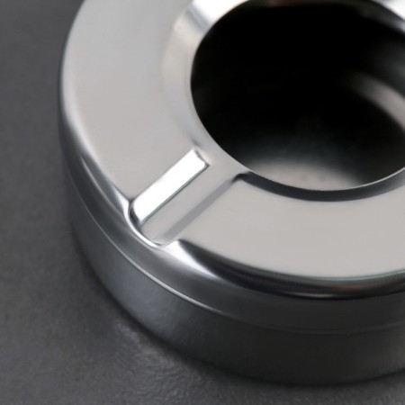 Ash made of stainless steel "circle", d = 9.3 cm, silver color-1