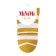 Women's socks Mini Trend, size 35-38, Giallo color