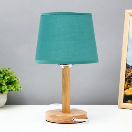Table lamp "Eco" 1x40W E27 Light wood-green 18x18x29.5 cm Risalux-3