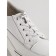 Braus laces elastic with a latch, white