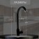 Kitchen mixer Zein Z2388, cartridge ceramics 40 mm, stainless steel, stone-black