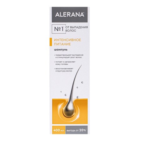 Aleran hair shampoo intense food, 400 ml-1