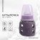 A bottle in a silicone case, glass, classic throat, +0 months, 60ml., Mix color for a girl