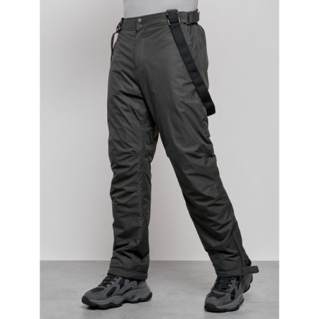Semi -combinezone ski insulated male winter, size 48, khaki color-5