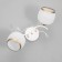 Frida chandelier 2he27 40W white-gold 46x25x26 cm Bayerlux