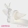 Ring for napkins “Bunny”, 9.1 × 4.3 × 10.5 cm, white color