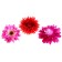 Flowers artificial set for needlework, 20-30pcs mix assorted