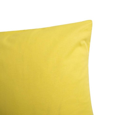 Pillowcase Ethel 70x70 cm, yellow color, 100% cotton, stump, 125 g/m2-1