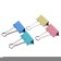 Papers clamps 51 mm, 12 pieces, Devente, metal, mix x 4 colors, cardboard box