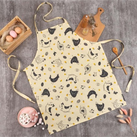 Apron "Dolyana" CHICKEN FARM 60x70 cm, 100% cotton, 164 g/m2