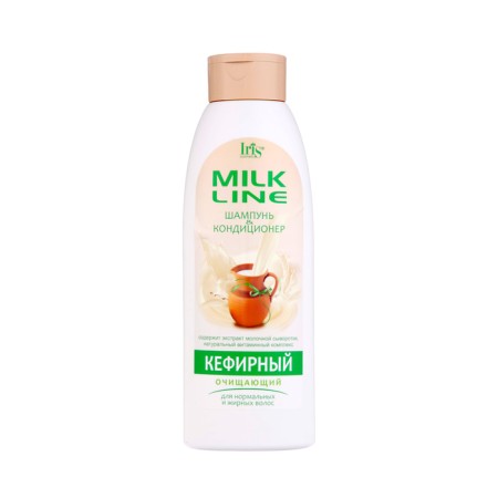 Hair shampoo IRIS COSMETIC "Kefir", cleansing, 500 ml