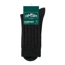 Warm socks Omsa Comfort, size 42-44, Nero melange color
