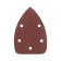 Grindow triangle on Velcro Patriot, 140x140x80mm, P120, 5 holes