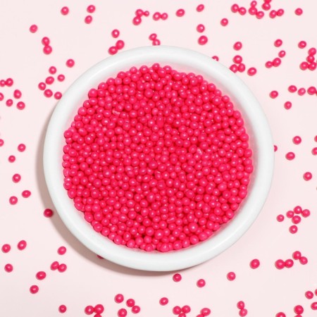 Confectionery sprinkling "Pearls", raspberry, 2-5 mm, 50 g-1