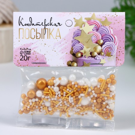 Confectionery Sprinking "Golden Fleece", 20 g-1