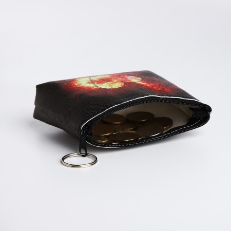 Women's wallet with lightning, black color-2